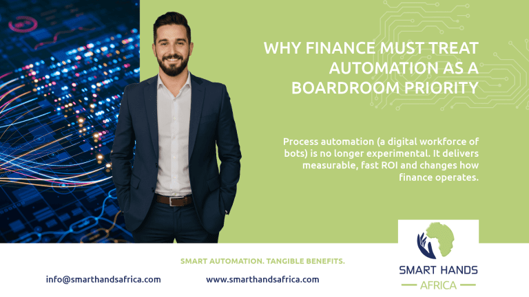 Why Finance Must Treat Automation as a Boardroom Priority